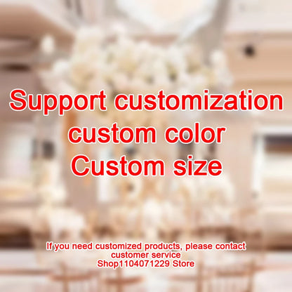 1m 2m Luxury Flower Row Runner Artificial Flowers for Table Centerpiece Wedding Decoration Mix Flowers Backdrop Wall Arches Deco