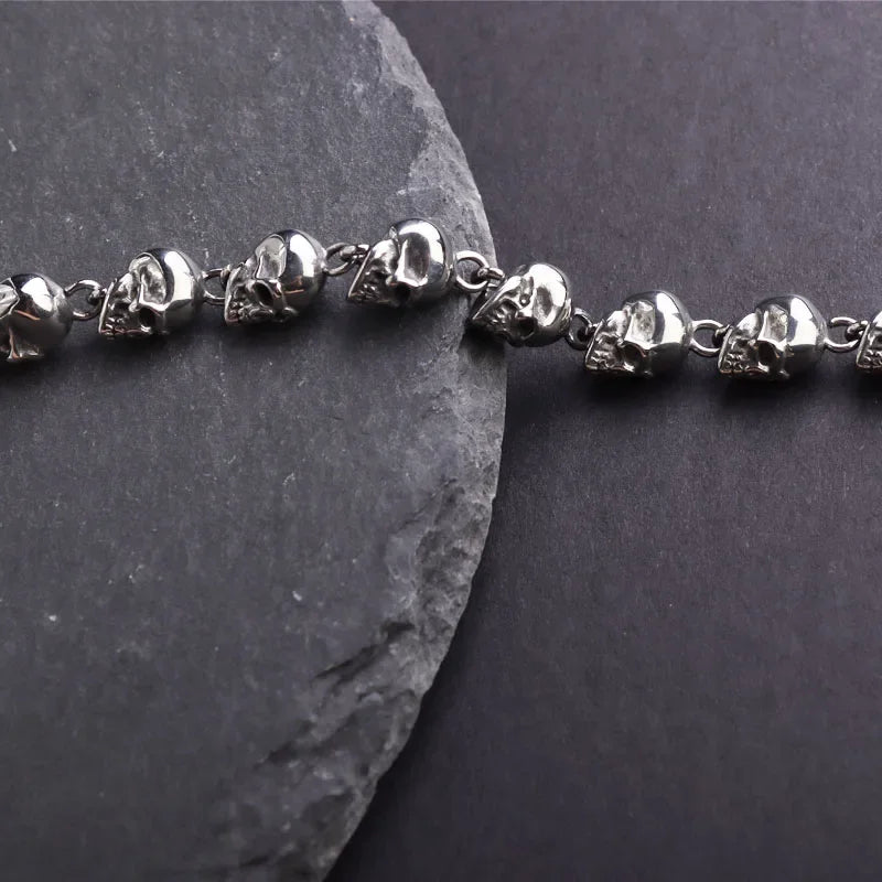 Trendy Punk Bracelet High Quality Skull Bracelet Boutique Jewelry Birthday Gift