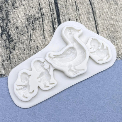 Duck Ducklings Silicone Sugarcraft Mold Chocolate Cupcake Baking Fondant Cake Decorating Tools
