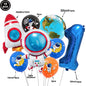 4D Standing Astronaut Spaceman Balloons Rocket Foil Balloons Kids Toys Baby Shower Outer Space Themed Birthday Party Decorations
