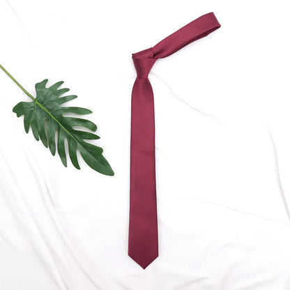 Men's Slim Tie Classic Solid Color