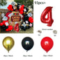 93pcs Cube Balloons Dice Playing Cards Foil Ballon Casino Theme Party Adult Birthday Decor Las Vegas Party Poker Theme Party