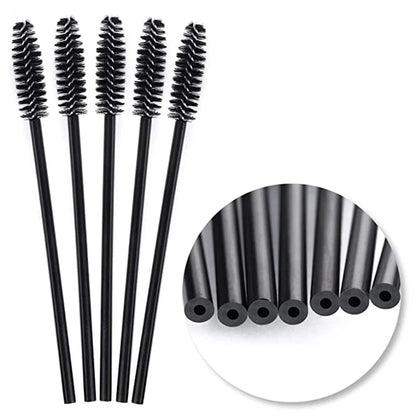 50/200pcs Disposable Mascara Wands Applicator Spoolers