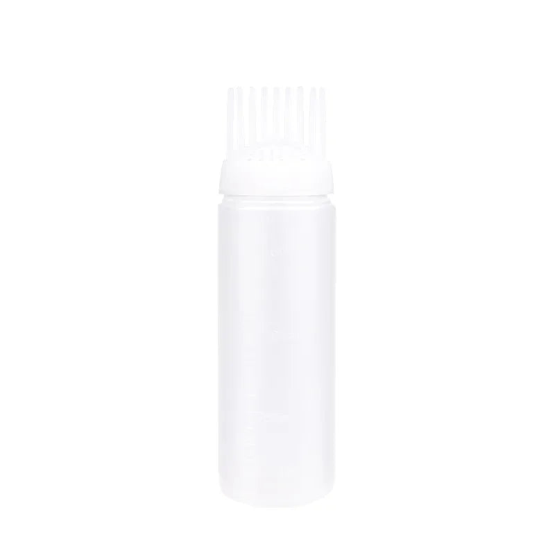 Empty Hair Dye Bottle with Applicator Brush