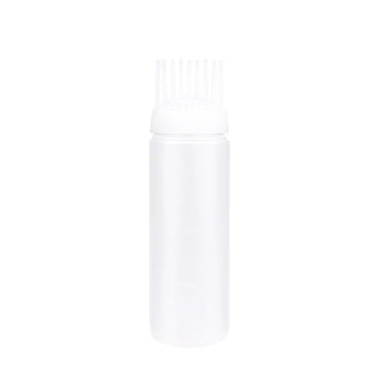 Empty Hair Dye Bottle with Applicator Brush