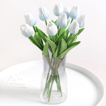 5/10Pcs Artificial Tulip Flowers Bouquets Indoor Home Room Decor Garden Wedding Decoration Party Table Vase Ornament Fake Flower
