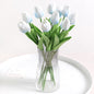 5/10Pcs Artificial Tulip Flowers Bouquets Indoor Home Room Decor Garden Wedding Decoration Party Table Vase Ornament Fake Flower