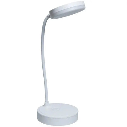 1pc LED Desk Lamp With USB Charging Port, 3 Dimming Levels, Touch Control, White