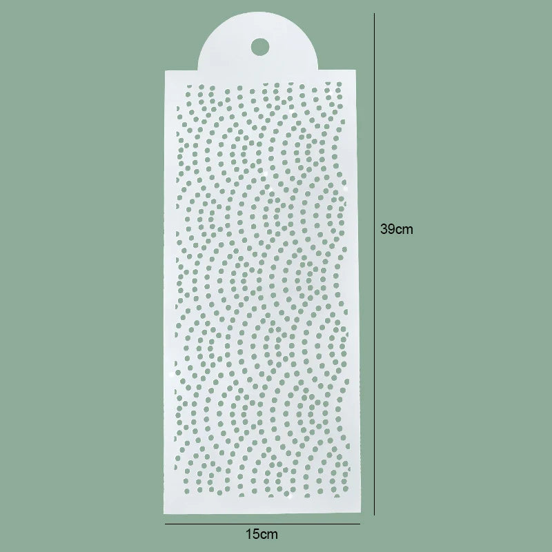 FAIS DU Fondant Cake Mesh Stamps Stencils For DIY Craft Making Wedding Cake Design Plastic Spray Template Cookie Painting Mold