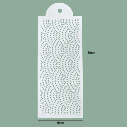 FAIS DU Fondant Cake Mesh Stamps Stencils For DIY Craft Making Wedding Cake Design Plastic Spray Template Cookie Painting Mold