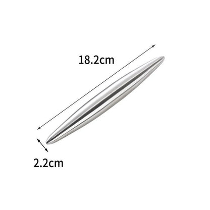Rolling Pin Stainless Steel 18/24/30cm Kitchen Utensils Dough Bake Pizza Noodles Cookie Dumplings Making Non-stick Baking Tools