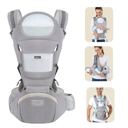 Ergonomic Baby Carrier Backpack Infant Baby Hipseat Carrier Front Facing Ergonomic Kangaroo Baby Wrap Sling Travel Backpack