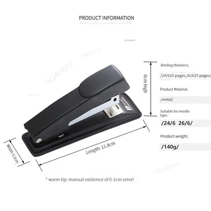 Hand held durable multi function medium stapler