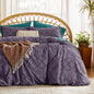 Duvet Cover Queen - Boho Bedding, Tufted Queen Duvet Cover- 3 Pieces Embroidery