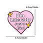 Letter Embroidered Patch Cartoon/Personality Letter Slogan Patch Iron On Patches For Clothing thermoadhesive Patches Sew Badges