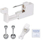 5‑Piece Professional Belly Button Piercing Kit – Stainless Steel Tools & Piercing Gun