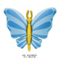 New 3D Butterfly Aluminum Film Balloon Forest Princess Style Children's Birthday Party Decoration Dreamy Wedding Decoration Cart