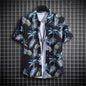 Men's Summer Short Sleeve Printed Shirt Thin Beach Shirt Men's Clothing Turtle Neck Polo  Shirt for Men Casual Top