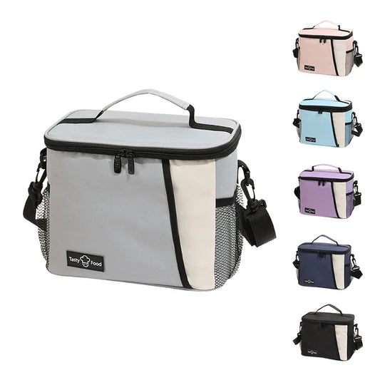 Insulated Lunch Bag Large Lunch Bags For Women Men Reusable Lunch Bag With Adjustable Shoulder Strap