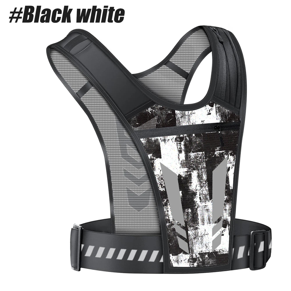 1pc Running Vest Phone Holder for Men and Women, Waterproof Cell Phone and Key Pouch, Reflective Hydration Vest for Training and Free Workouts.