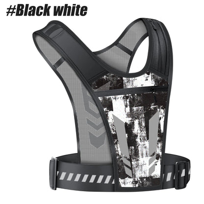 1pc Running Vest Phone Holder for Men and Women, Waterproof Cell Phone and Key Pouch, Reflective Hydration Vest for Training and Free Workouts.