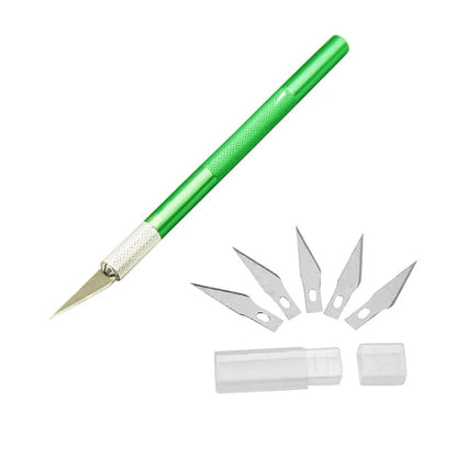 Sculpting Gum Paste Carving Baking Pastry Tools 6pcs Blades Knife Fruit Fondant Cake Decorating Tools