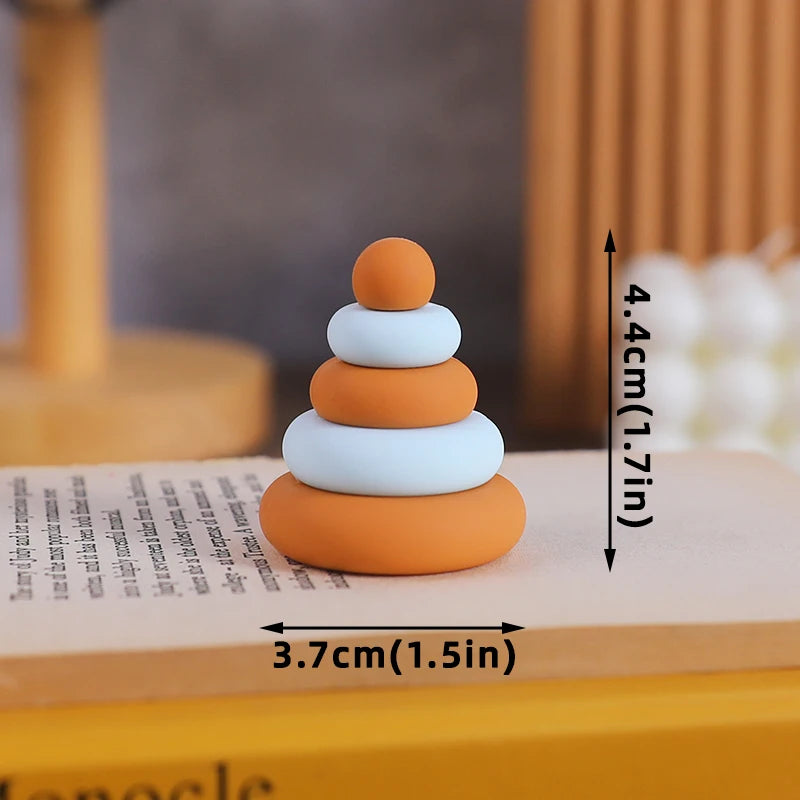 Blue Train Cake Topper Bear Cake Top Carriage Water Balloons Rainbow Tower Cake Decorations Boy Girl Baby Shower Party Supplies
