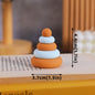 Blue Train Cake Topper Bear Cake Top Carriage Water Balloons Rainbow Tower Cake Decorations Boy Girl Baby Shower Party Supplies