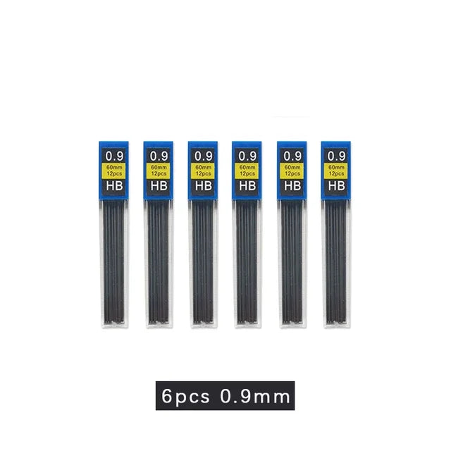Metal Automatic Mechanical Pencil 5/0.7/0.9/1.3/2.0mm