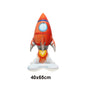 Fighter Balloon Boy Airplane Birthday Party Helicopter Plane Balloon Aircraft Balloon for Aviator Themed Birthday Party Decor