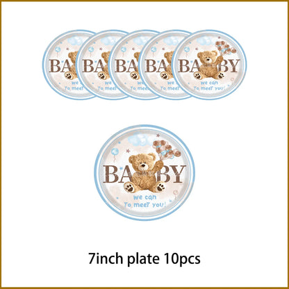 Teddy Bear Birthday Party Disposable Supplies