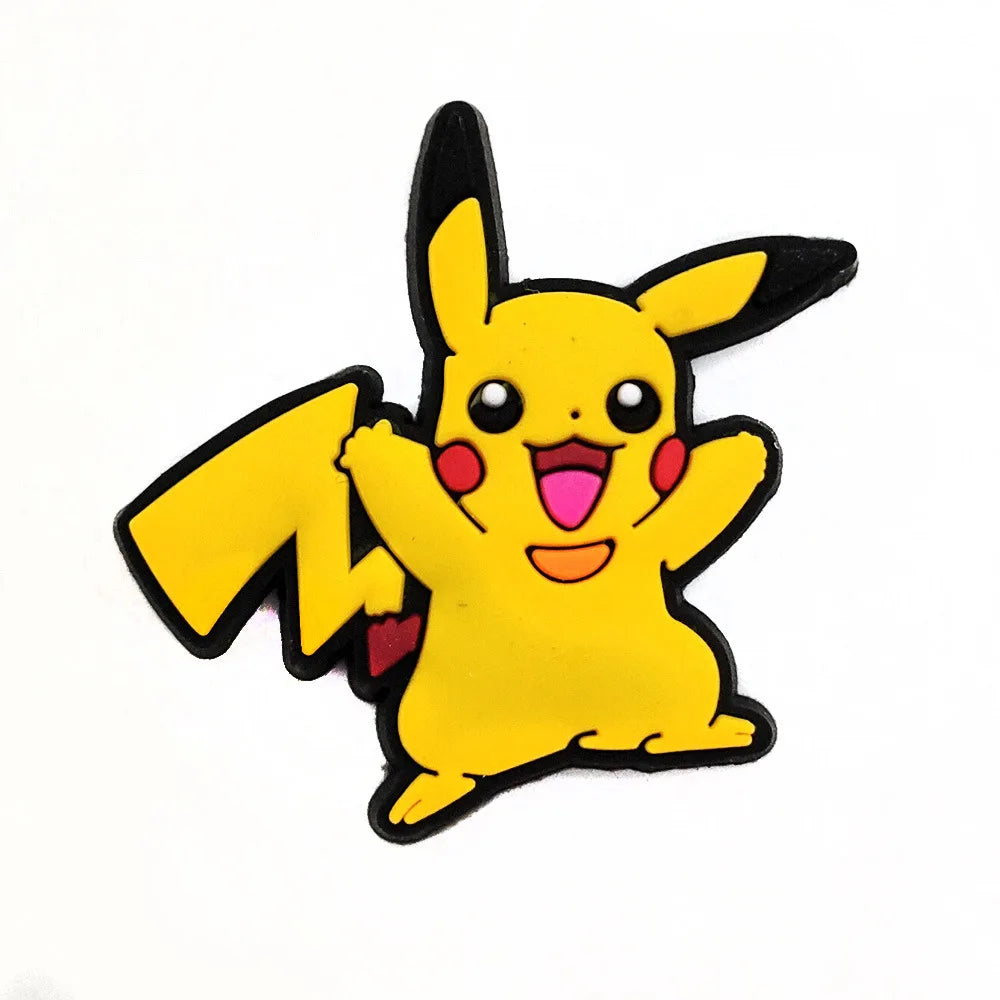 Pokemon Shoe Charms – Gengar, Squirtle & Anime PVC Sandal Buckles for Kids
