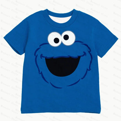 Sesame Street Cartoon T‑Shirts – Toddler Boy/Girl & Adult Unisex Character Tops
