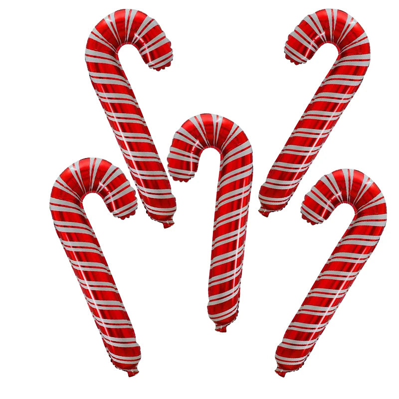 5pcs Christmas Foil Helium Balloon Santa Snowman Penguin Candy Merry Christmas Theme Party Decoration Air Globos Kids Gifts
