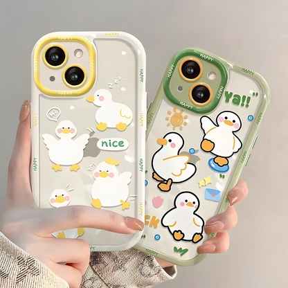Cat Animal Phone Case For iPhone iPhone 11 12 13 14 15 16 Pro Max SE Silicone Soft Cover