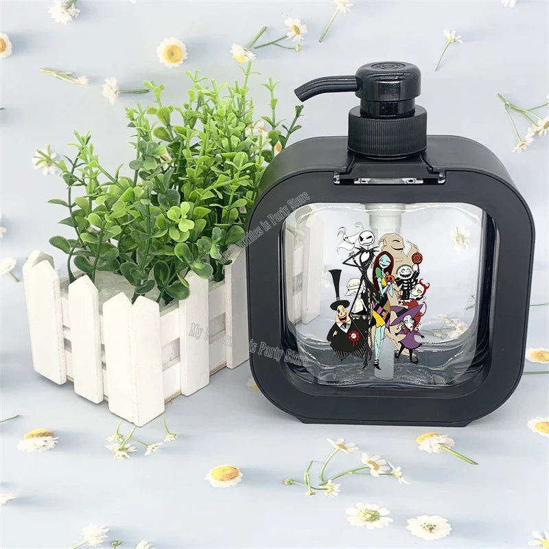 Nightmare Before Christmas Soap Dispenser Liquid Lotion Hand Pump Soap Dispenser Refillable Shampoo Bottle Hand Soap Dispenser