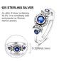 925 Sterling Silver Ring – Colorful Cubic Zirconia Women’s Wedding & Engagement Jewelry