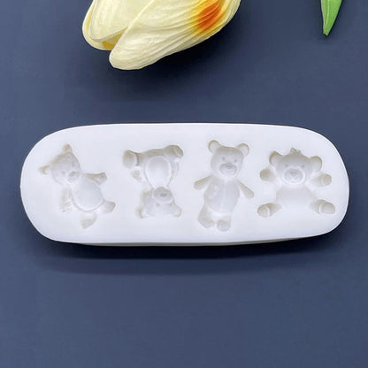 Bear Silicone Sugarcraft Mold Cookie Cupcake Chocolate Baking Mold Fondant Cake Decorating Tools