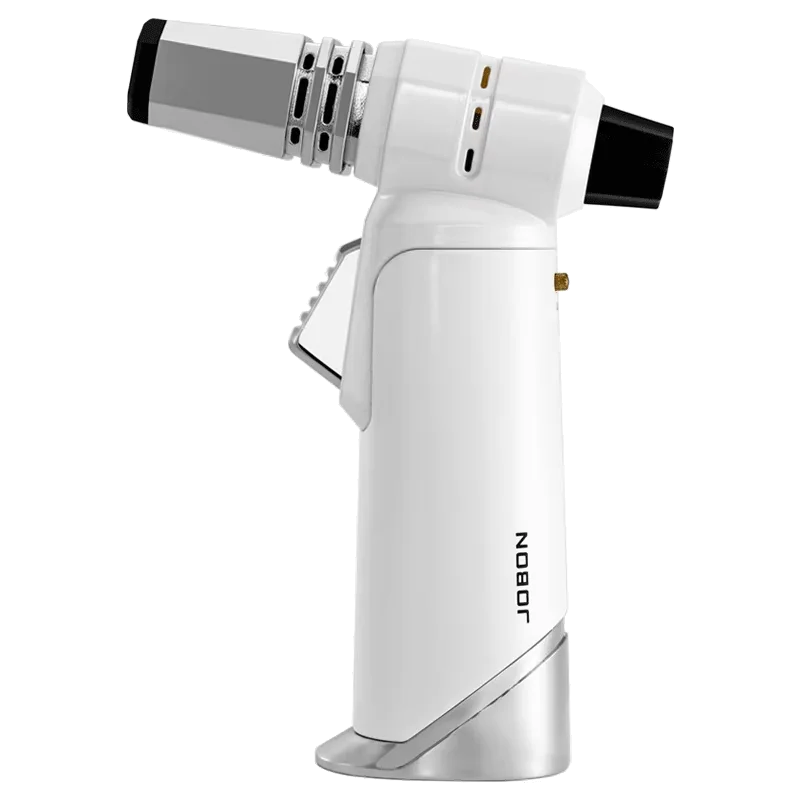 JOBON Blue Flame Gun Lighter Adjustable Flame Locking Flame Function 360° Can inverted to use Multi-functional Use Scene