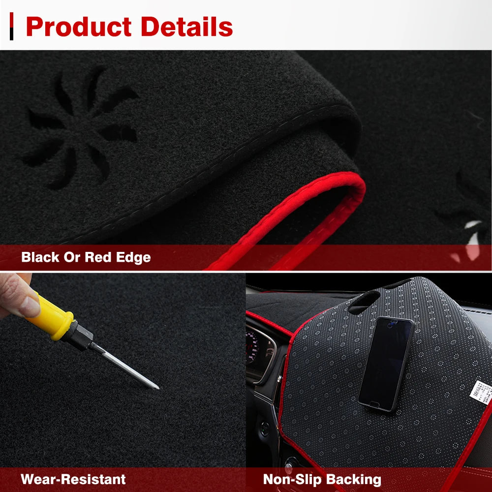 For Toyota Camry XV50 2012 2013 2014 2015 2016 2017 Dash Mat Sun Shade Anti-UV Carpets  Car Accessories Car Dashboard Cover