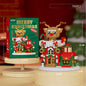 Christmas Micro Building Block Series Santa Claus Reindeer Puzzle Assembling Bricks Table Decoration