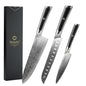 Sunnecko Damascus Chef Knife Set – 1–7 PCS High Carbon VG10 Steel Ultra‑Sharp Kitchen Knives