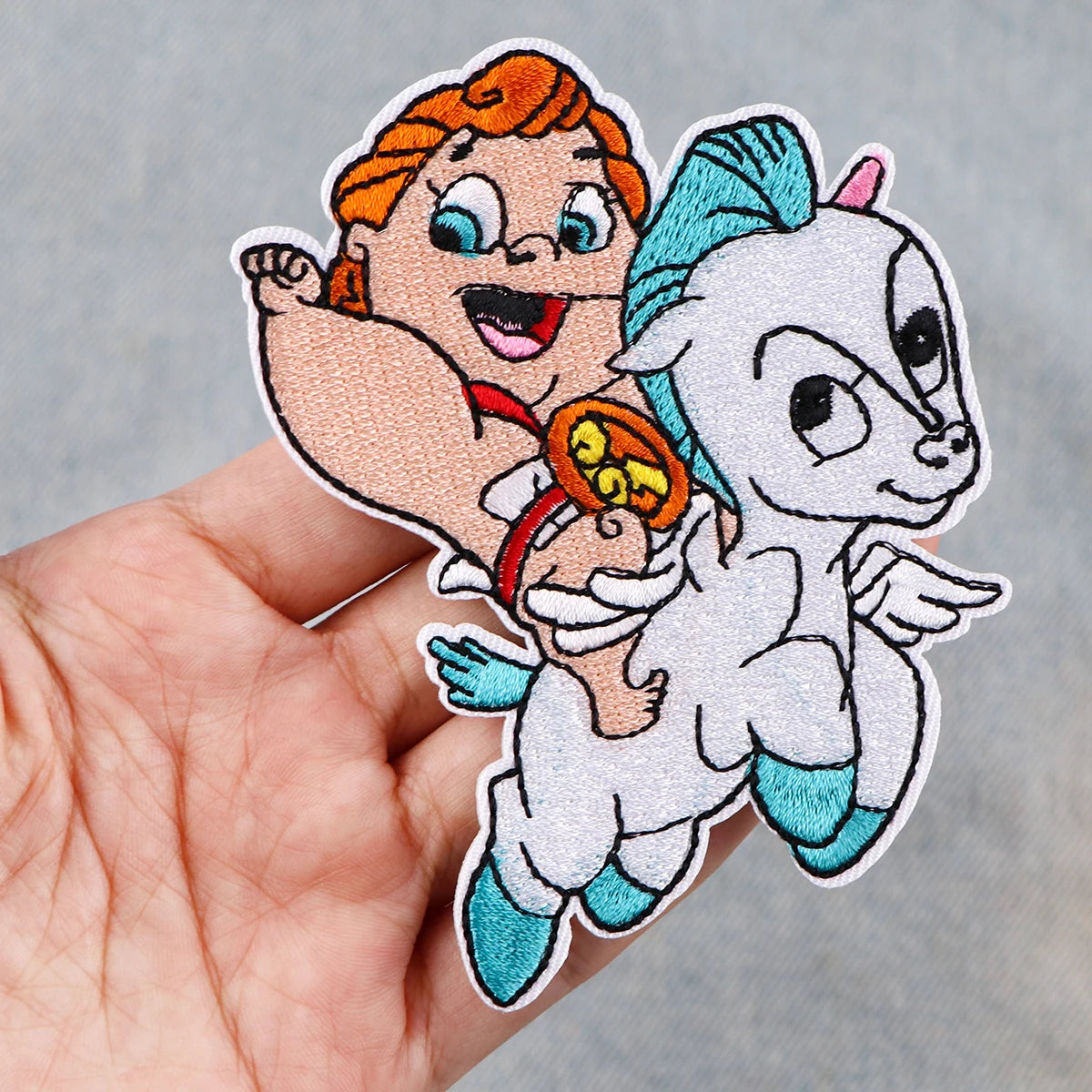 Cute Cartoon Patches For Clothing Funny Patches Appliques Iron on Badges Clothes Stickers DIY Sewing Embroideriy Stripes
