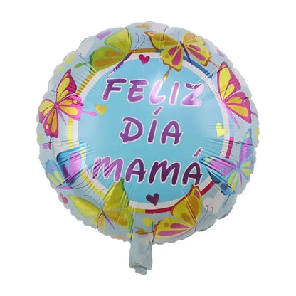10pcs 18inch spanish mother foil balloon i loveyou have mom balloon heart gift mother's day adult birthday decoration