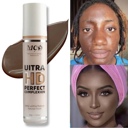 9 Shade Full Coverage Concealer Liquid Foundation makeup high coverage Base