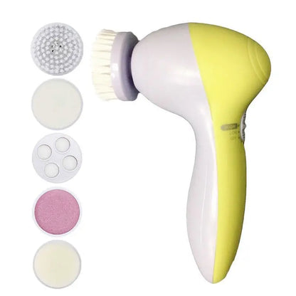 Electric Facial Cleaner 5 IN 1 Face Cleansing Brush Wash Machine Cleanser Tool