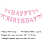 Pink Bow Birthday Theme Party Set Disposable