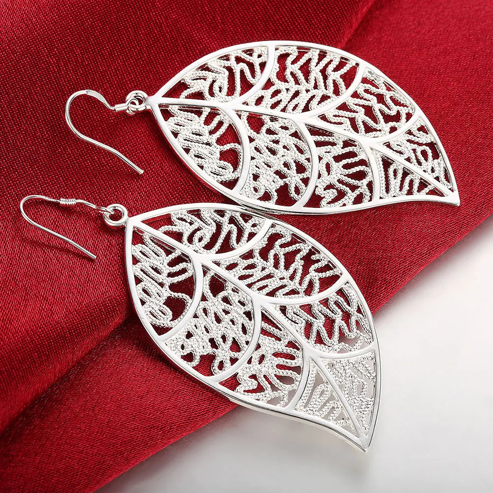 Top Quality 925 Sterling Silver Earrings Simple Round Circle Hoop Earrings For Woman Fashion Wedding Engagement Charm Jewelry
