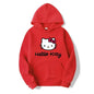 Hello Kitty Women’s Hoodie – Casual Y2K Long Sleeve Sweatshirt