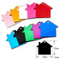 Random Mix 100pcs Aluminum Blank Dog Cat ID Pendant Engravable Ornament Tag Plates